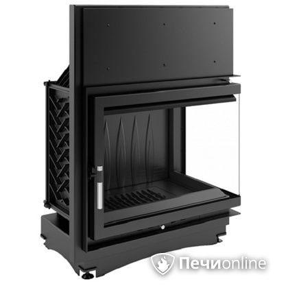 Каминная топка Kratki Amelia/P/BS (угловое стекло справа) в Клине